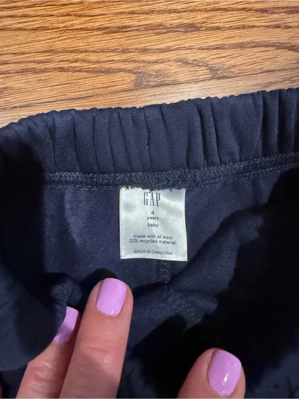 NWT GAP Kids Navy Blue Sweatpants with Drawstring